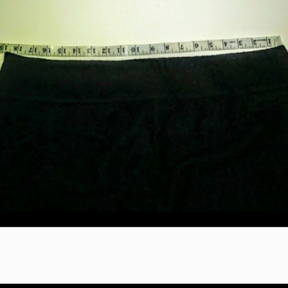 Elle Pants Size 16 Skinny Leg Lace Jacquard Crop - Picture 9 of 12
